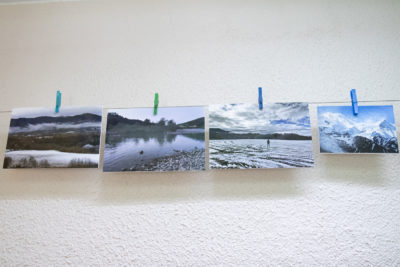Exposición paisaje de agua fotográfica